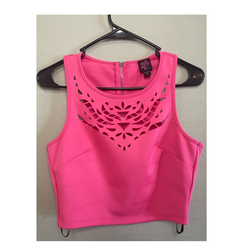 Pink Crop Top